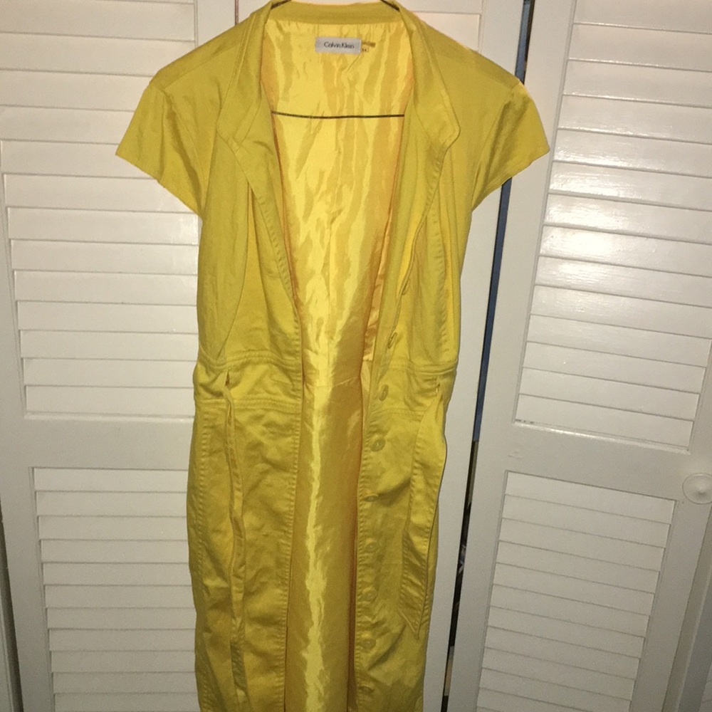 Calvin Klein  trench short sleeve coat